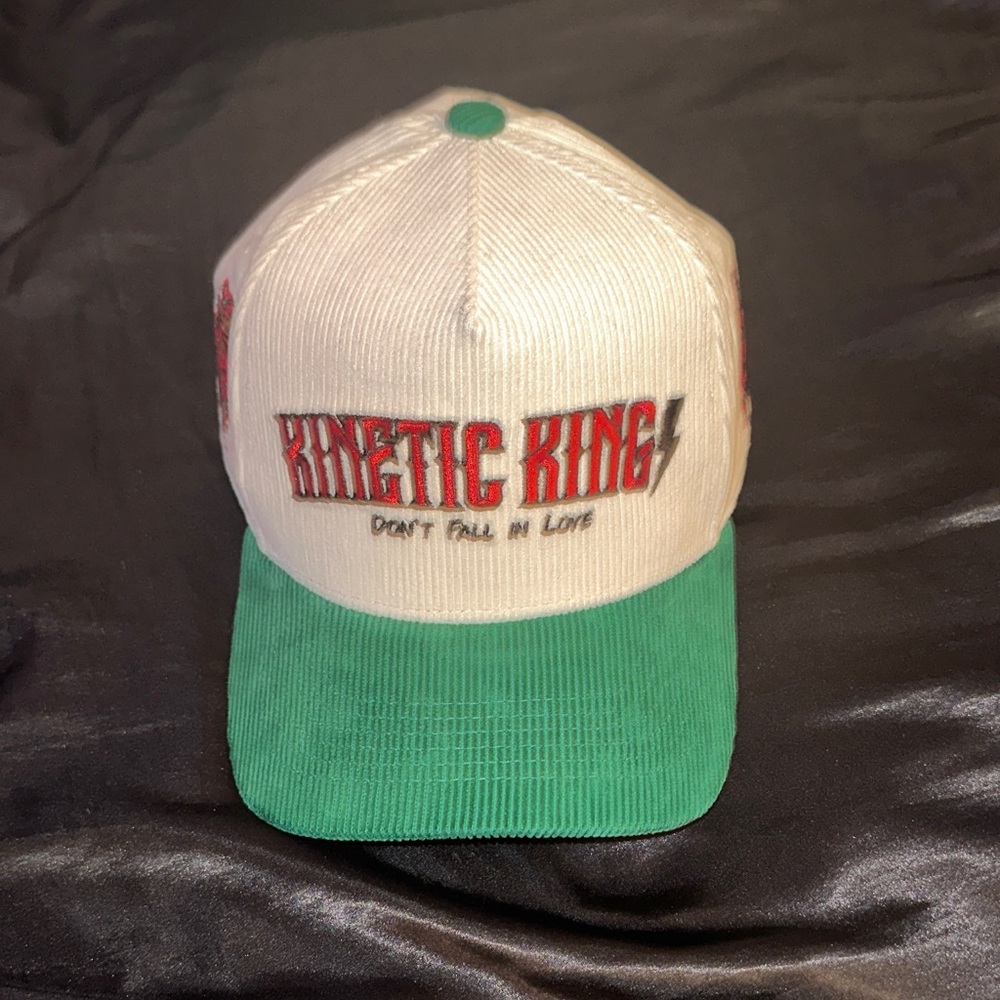 Kinetic Kings SnapBack hat: White/Green